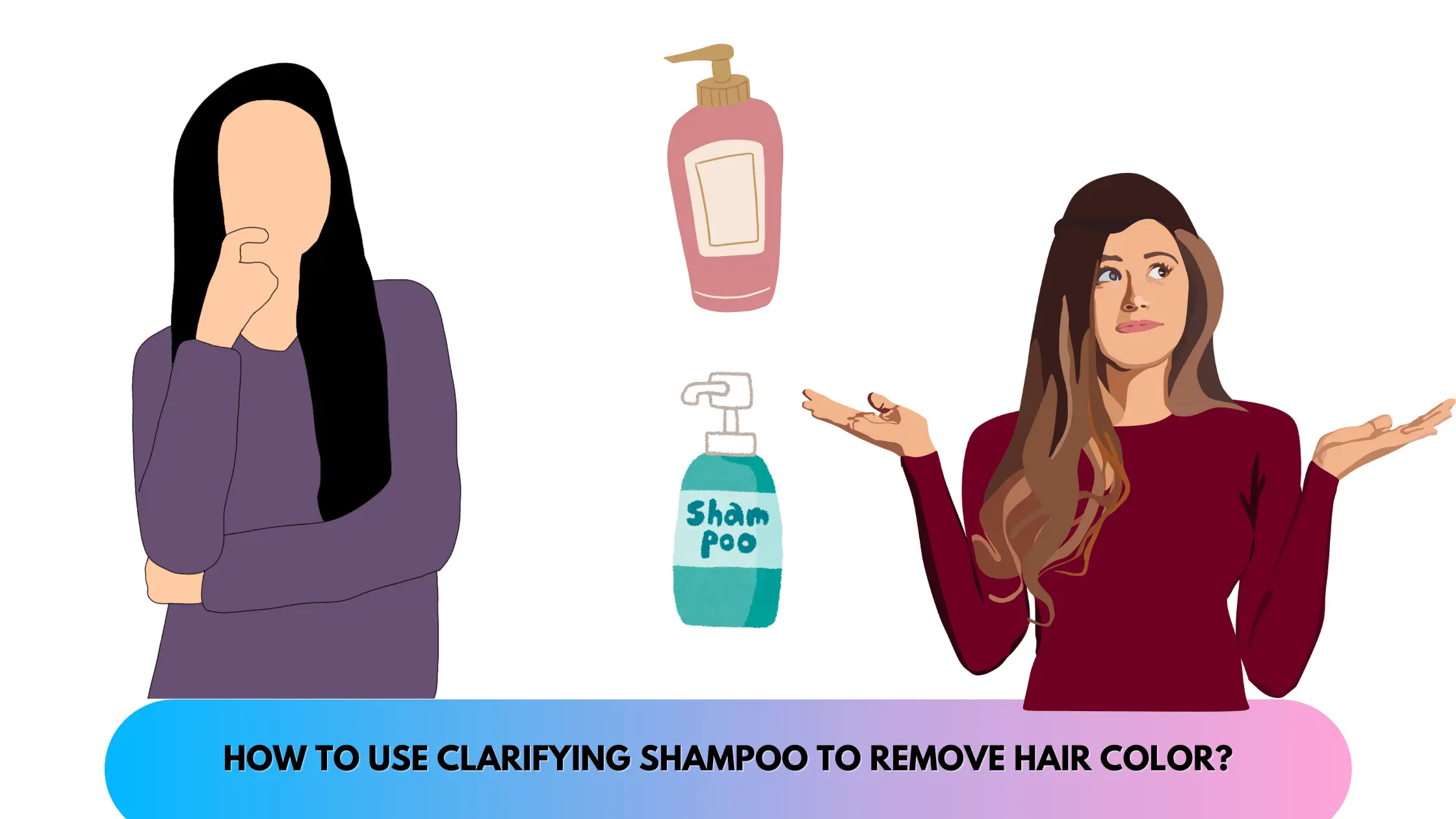 clarifying shampoo to remove hair color