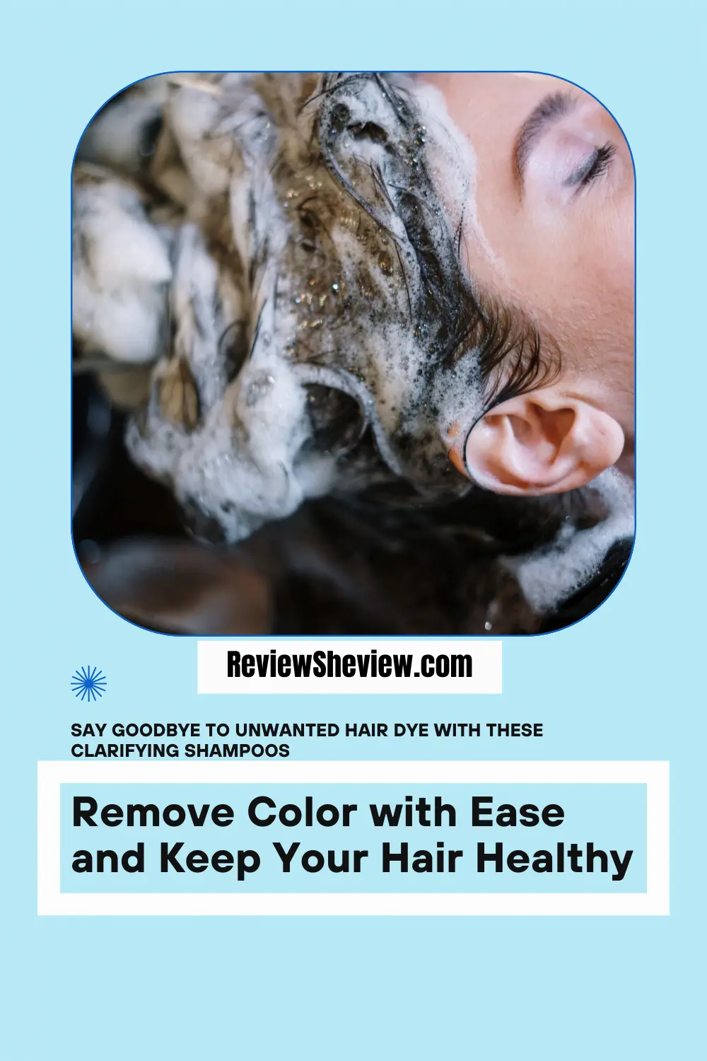 clarifying shampoo to remove hair color